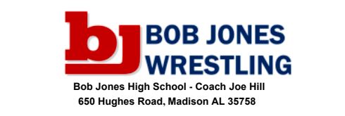 Bob Jones Wrestling Sponsorships 2025/2026